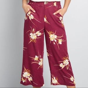 ModCloth Join Joyfully Culottes NWT